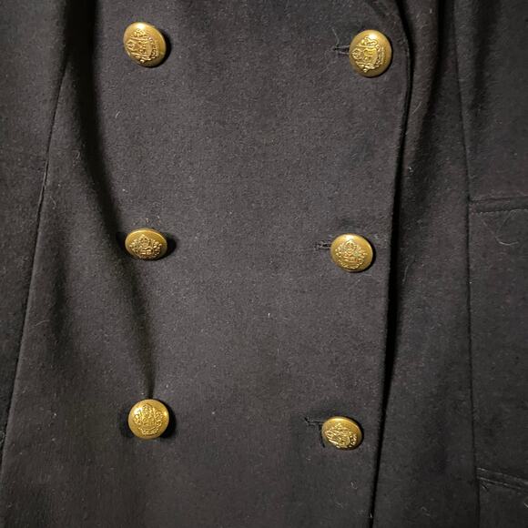 NWT Lane Bryant Women P Coat Navy Blue with Brass Buttons 22/24 Heavy Winter - Picture 8 of 14